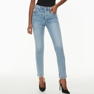 Aritzia Denim Forum The Yoko High Rise Slim 28L Size 27